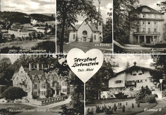 Bad Liebenstein Heinrich Mann Sanatorium Ev Kirche Kurhaus Schloss Altenstein Kl