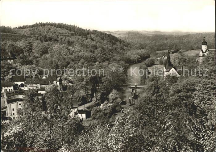 Hartenstein Zwickau Muldental mit Ortsteil und Wasserburg Stein