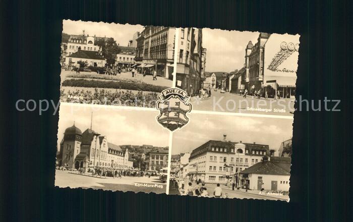 Aue Erzgebirge Altmarkt Schneeberger Str Karl Marx Platz
