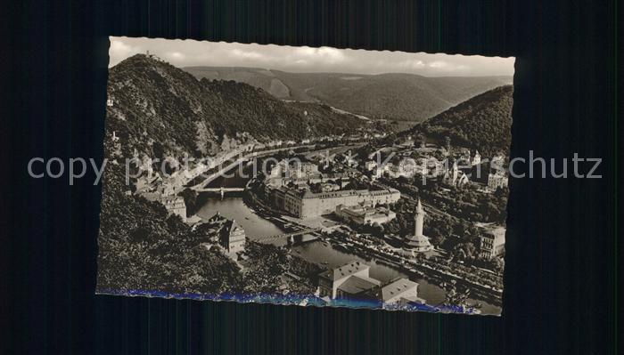 Bad Ems Panorama lahnaufwaerts
