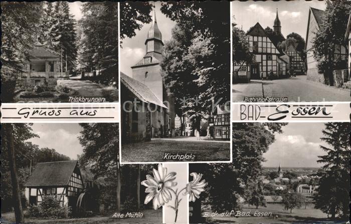 Bad Essen Trinkbrunnen Kirchplatz Bahnhofstrasse Alte Muehle