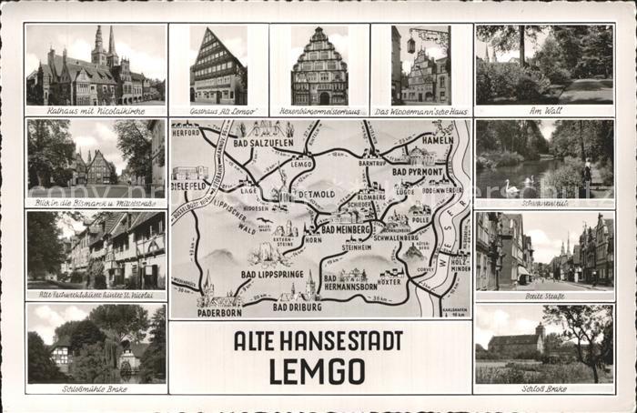 Lemgo Lippe NRW Sehenswuerdigkeiten der alten Hansestadt
