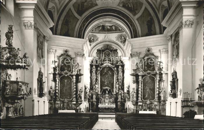 Ruhpolding Bayern Katholische Pfarrkirche Kanzel Altar