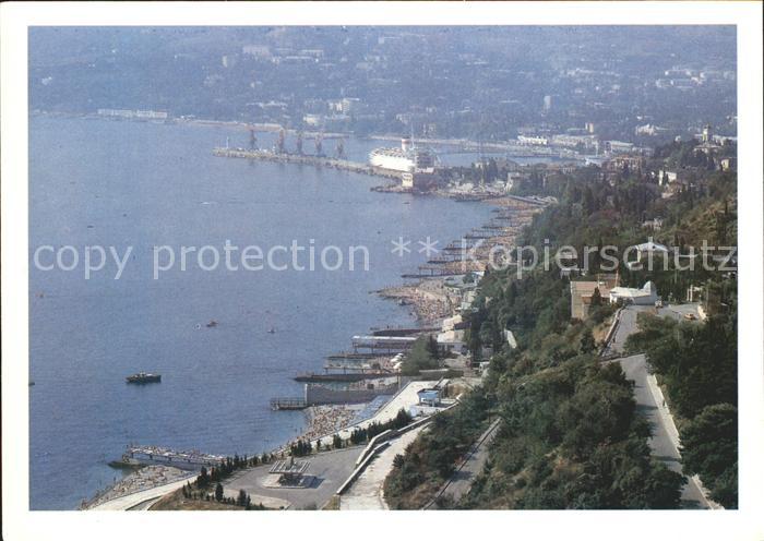 Jalta Yalta Krim Crimea Strand Hafen