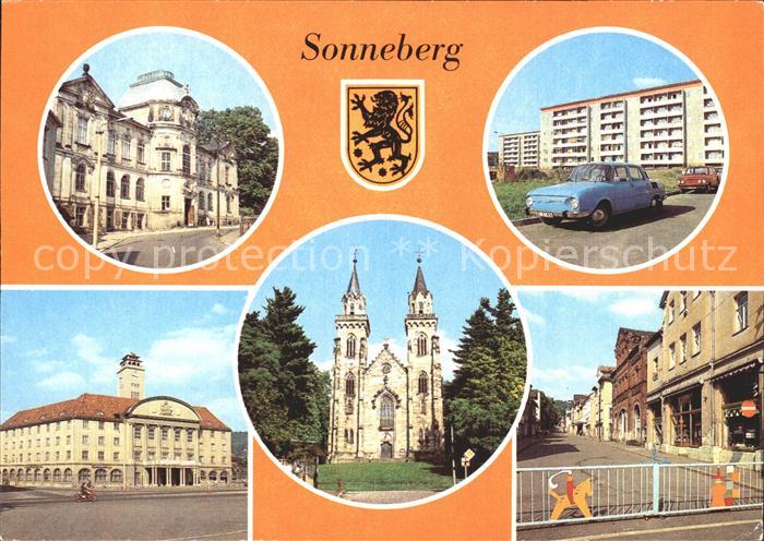 Sonneberg Thueringen Spielzeugmuseum Pflegeheim Altersheim Rathaus Kirche Fussga