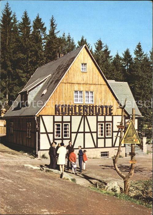 Sosa Erzgebirge Gaststaette Koehlerhuette Talsperre des Friedens