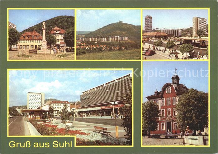 Suhl Thueringer Wald Waffenschmiedbrunnen Ringberghaus Erholungseinrichtung VdgB