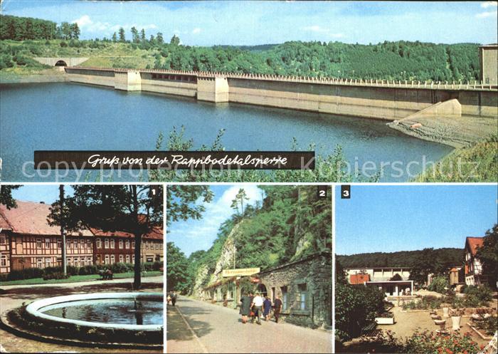 Hasselfelde Ruebeland Hermannshoehle Talsperre Wendefurth HO Gaststaette Zur Bod