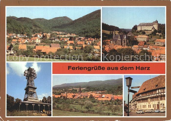 Wiegersdorf Stolberg Harz FDGB Erholungsheim Josephskreuz Rathaus Neustadt Aussi