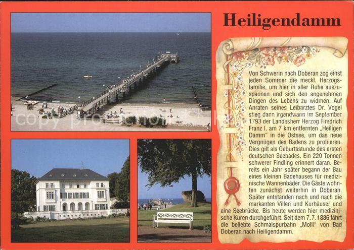Heiligendamm Ostseebad Strand Steg Kurhotel Promenade Geschichte