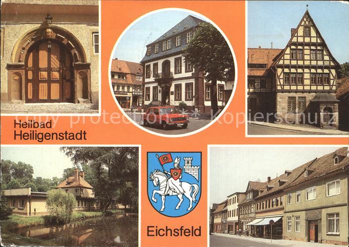 Heiligenstadt Eichsfeld Knickhagen Portal Zwelchen Haus Rathaus Sparkasse Kneipp