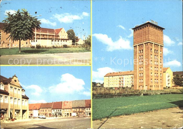 Herzberg Elster Kulturhaus Karl Marx Platz Wasserturm Schulsternwarte