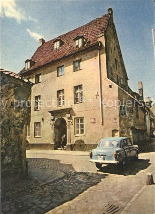 Riga Lettland Wohnhaus Aldarustrasse Baudenkmal