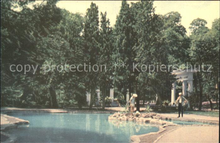 Jalta Yalta Krim Crimea Park Teich