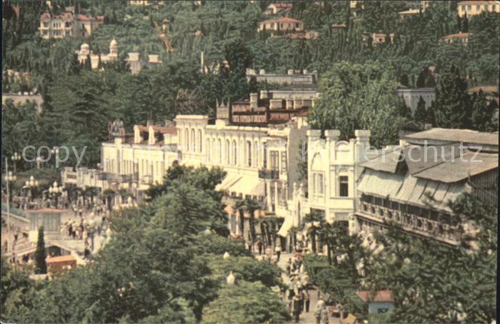 Jalta Yalta Krim Crimea Promenade Gebaeude