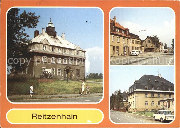 Reitzenhain Erzgebirge Rathaus Ernst Thaelmann Strasse Krankenhaus
