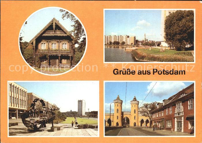 Potsdam Russische Kolonie Alexandrowka Neubauten Neustaedter Havelbucht Plastik