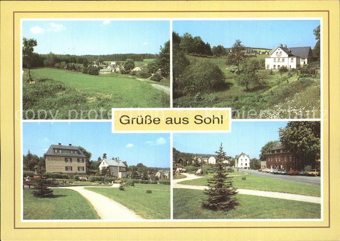 Sohl Bad Elster Teilansicht Neue Muehle Park Gaststaette