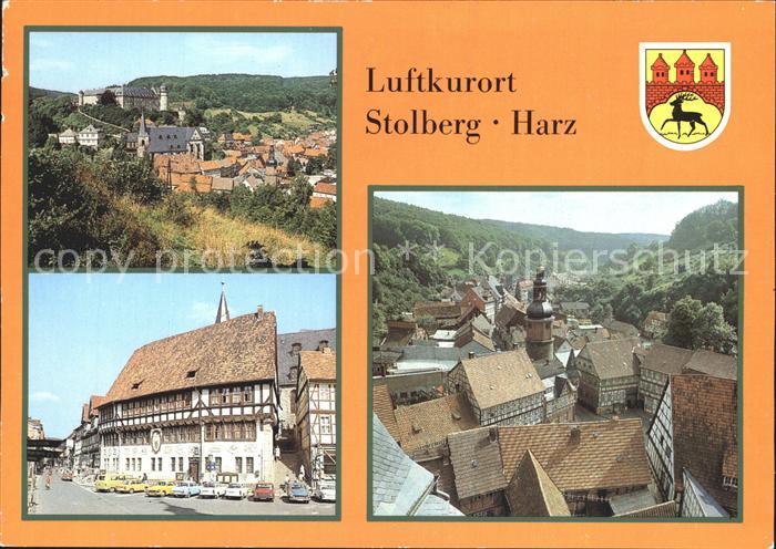 Stolberg Harz FDGB Erholungsheim Rathaus Fachwerkhaus Saigerturm