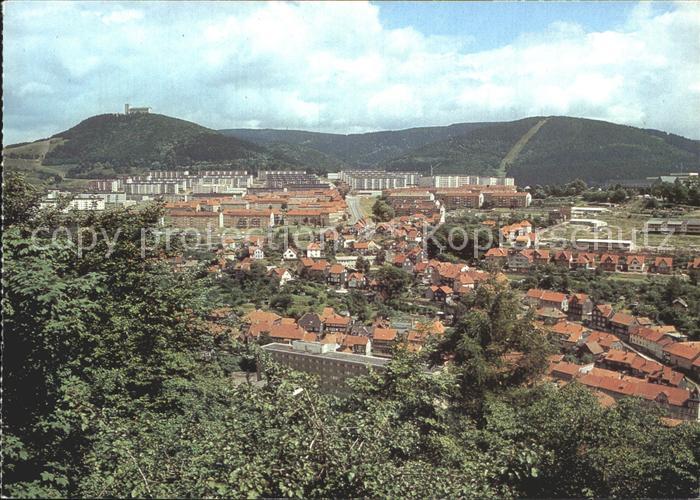 Suhl Thueringer Wald Panorama Blick von der Ottilienkapelle Neubaugebiet VdgB Fe