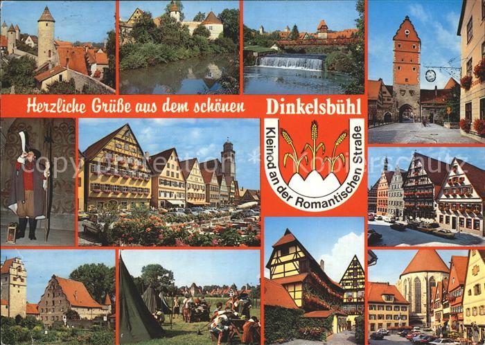 Dinkelsbuehl Sehenswuerdigkeiten Altstadt 1000jaehrige Stadt Romantische Strasse