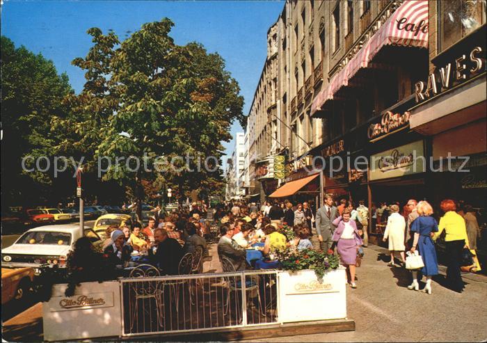 DuessELDORF  CITY Koenigsallee Strassencafes