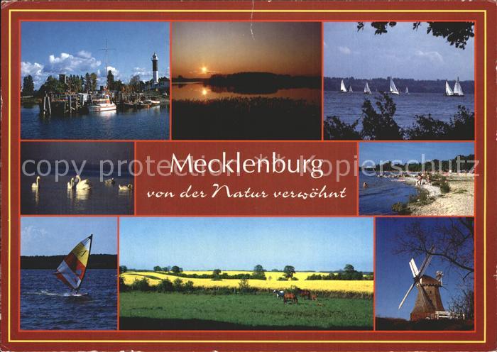 Grabow Mecklenburg Landschaft Mecklenburgische Seenplatte Segeln Windsurfen Schw