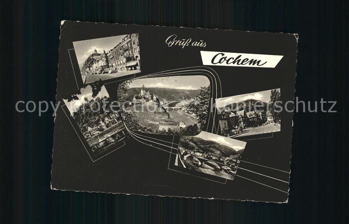 Cochem Mosel Teilansichten Burg Moseltal