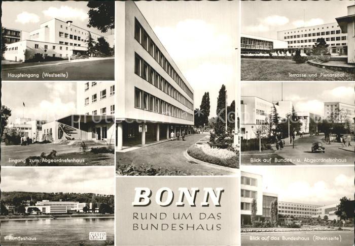 Bonn Rhein Rund um das Bundeshaus