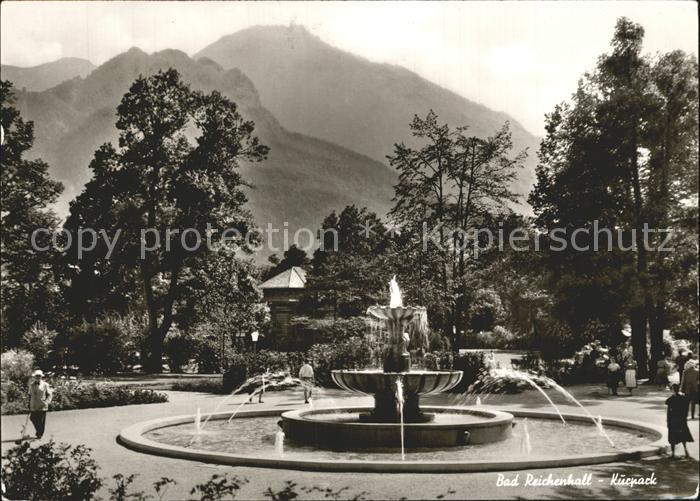 Bad Reichenhall Kurpark Brunnen