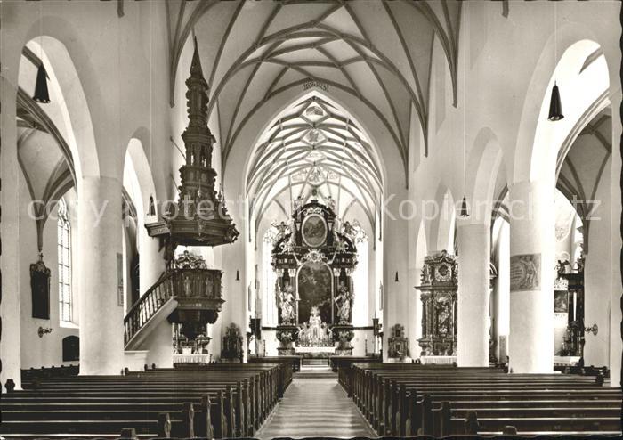 Hoechstaedt Donau Stadtpfarrkirche Inneres