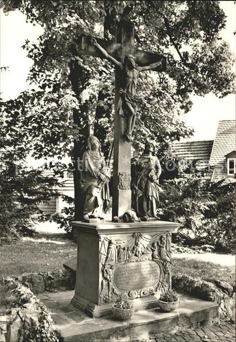 Oberursel Taunus St Ursula Kreuzigungsgruppe um 1676