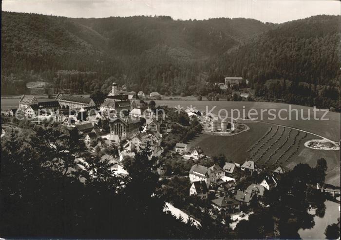 Beuron Donautal Gesamtansicht mit Erzabtei Schwaebische Alb