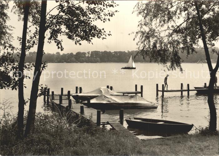 Goyatz Uferpartie am See Steg