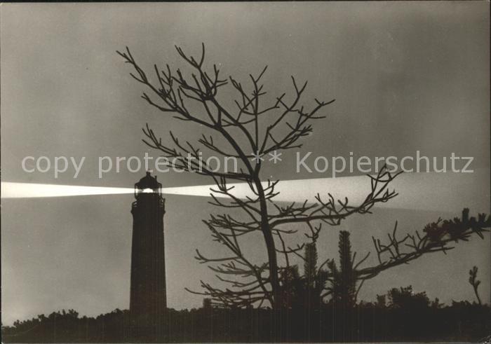 Prerow Ostseebad Leuchtturm bei Nacht