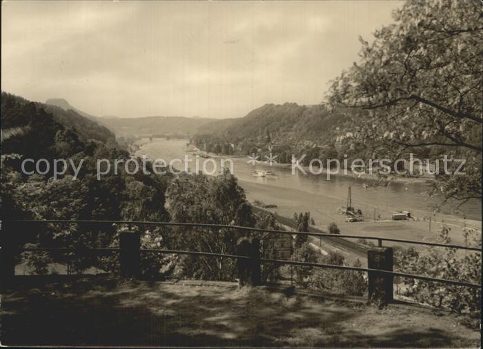 Bad Schandau Aussichtspunkt Panorama Elbtal