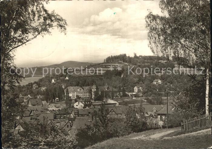 Schmalkalden Thueringen Blick zum Schloss