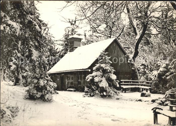 Jonsdorf Steenbruchschmiede Zittauer Gebirge im Winter