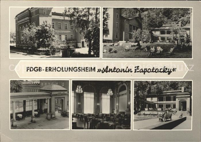 Bad Schandau FDGB Erholungsheim Antonin Zapotocky