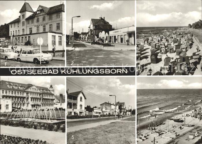 Kuehlungsborn Ostseebad FDGB Erholungsheim Weigert Maxim Gorki Strasse Strand FD