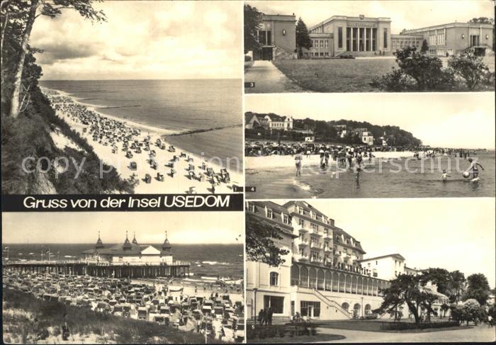 Usedom Mecklenburg-Vorpommern Koserow Seebad Ahlbeck Seebruecke Zinnowitz Bansin