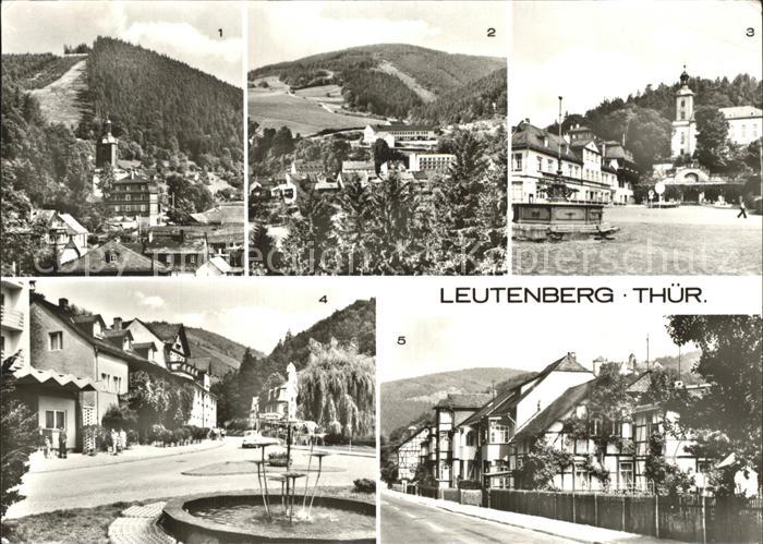 Leutenberg Thueringen Kirche Ernst Thaelmann Oberschule Marktplatz Leninstrasse
