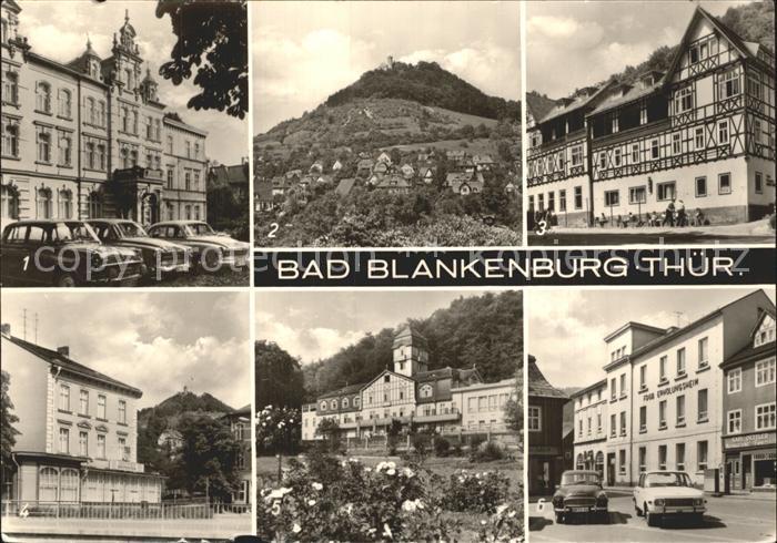 Bad Blankenburg FDGB Erholungsheime Burgruine Greifenstein Ferienheim Markt