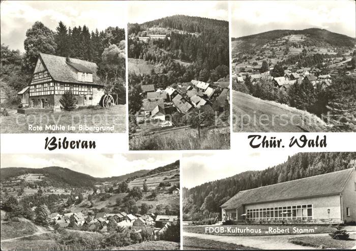 Biberau Rote Muehle Bibergrund FDGB Kulturhaus Panorama