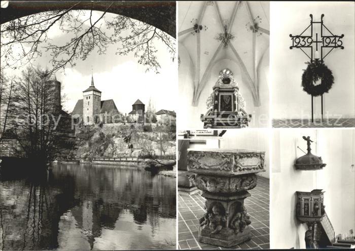 Bautzen Sachsen Michaeliskirche Taufbecken Kanzel