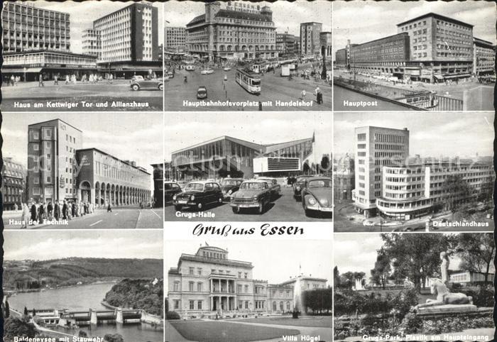 Essen Ruhr Kettwiger Tor Allianzhaus Hauptbahhof Handelshof Hauptpost Haus der T