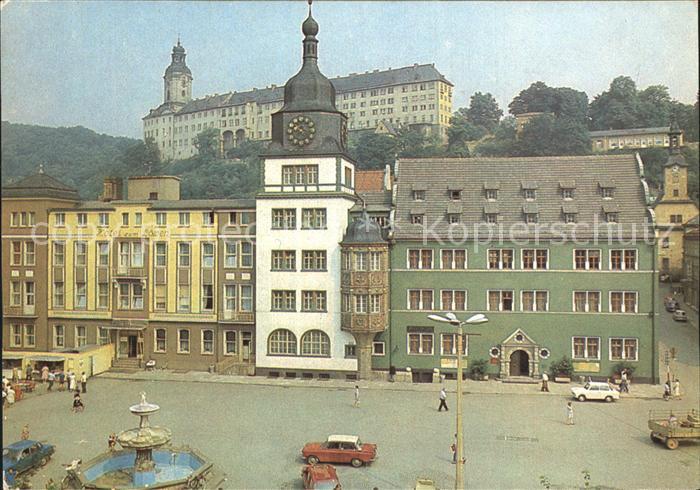 Rudolstadt Markt mit Heidecksburg