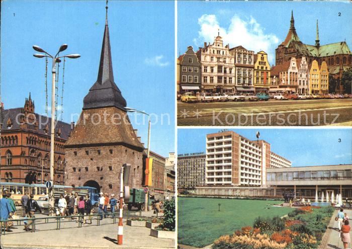 ROSTOCK CITY Steintor Ernst Thaelmann Platz Interhotel Warnow