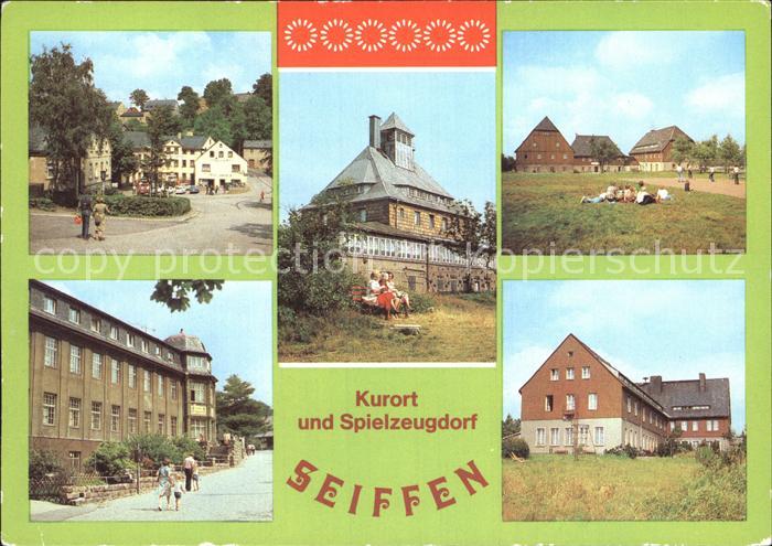 Seiffen Erzgebirge HOG Buntes Haus Spielzeugmuseum Bergbaude Schwartenberg FDGB