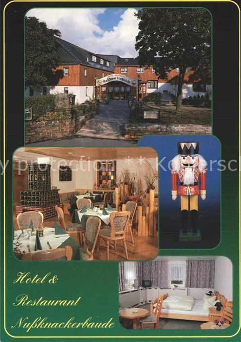 Seiffen Erzgebirge Hotel Restaurant Nussknackerbaude Gaststube Zimmer